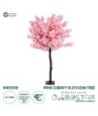 GloboStar® Artificial Garden PINK CHERRY BLOSSOM TREE 20140 Τεχνητό Διακοσμητικό Δέντρο Ροζ Κερασιά Υ160cm